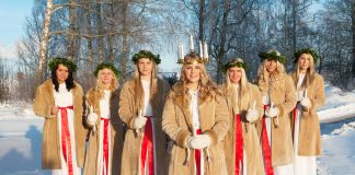 Winter Traditions In Sweden And Russia