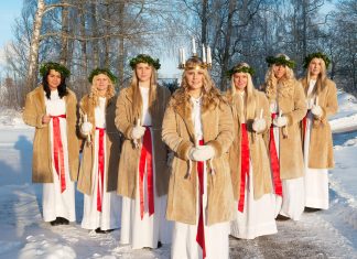 Winter Traditions In Sweden And Russia
